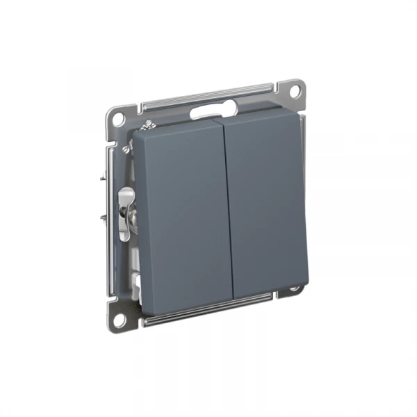 Выключатель 2-кл. AtlasDesign (сх. 2) 10А с самовозвратом механизм грифель SE ATN000717 ТехноИмпульс