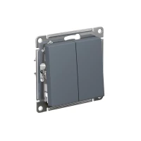 Выключатель 2-кл. AtlasDesign (сх. 2) 10А с самовозвратом механизм грифель SE ATN000717 ТехноИмпульс