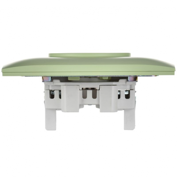 Розетка 2-м SKANDY 10А без заземл. без защ. шторок в сборе SK-R10G мятный IEK SK-R20-10-K06-F ТехноИмпульс