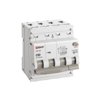 Выключатель автоматический дифференциального тока 4п (3P+N) C 50А 300мА тип A 6кА АВДТ-63N электронный PROxima EKF D63N46EA50C300 ТехноИмпульс