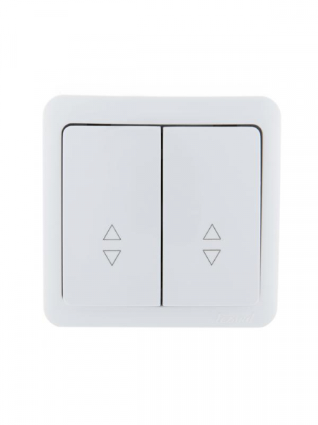 Переключатель проходной 2-кл. 2п ОП Viola 10А IP20 бел. LEZARD 751-0200-106 ТехноИмпульс