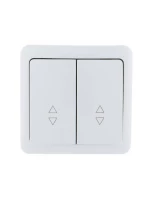 Переключатель проходной 2-кл. 2п ОП Viola 10А IP20 бел. LEZARD 751-0200-106 ТехноИмпульс