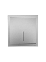 Выключатель 1-кл. с индик. СП ZIMA IP20 10А безвинт. зажим сер. матов. LEZARD 704-7488-111QC ТехноИмпульс