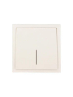 Выключатель 1-кл. с индик. СП ZIMA IP20 10А безвинт. зажим слон. кость LEZARD 704-9088-111QC ТехноИмпульс