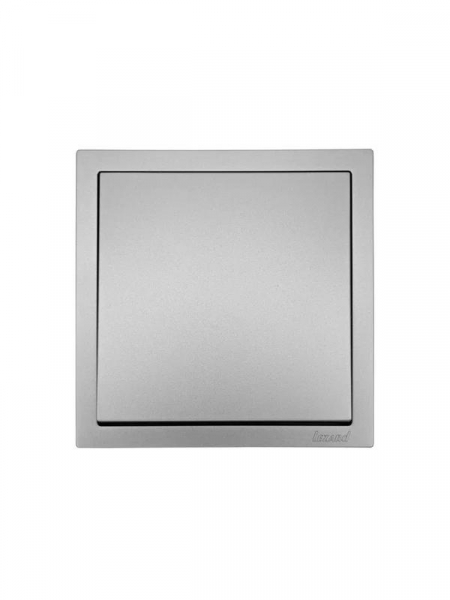 Выключатель 1-кл. СП ZIMA IP20 10А безвинт. зажим сер. матов. LEZARD 704-7488-100QC ТехноИмпульс