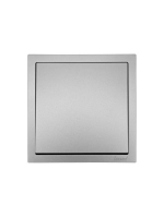 Выключатель 1-кл. СП ZIMA IP20 10А безвинт. зажим сер. матов. LEZARD 704-7488-100QC ТехноИмпульс