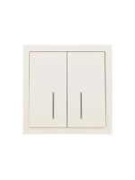 Выключатель 2-кл. с индик. СП ZIMA IP20 10А безвинт. зажим слон. кость LEZARD 704-9088-112QC ТехноИмпульс