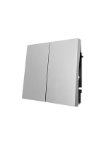 Выключатель 2-кл. СП ZIMA IP20 10А безвинт. зажим сер. матов. LEZARD 704-7488-101QC ТехноИмпульс