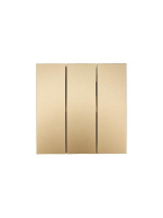 Выключатель 3-кл. СП ZIMA IP20 10А безвинт. зажим зол. LEZARD 704-3688-109QC ТехноИмпульс