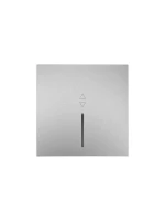 Выключатель проходной 1-кл. с индик. СП ZIMA IP20 10А безвинт. зажим сер. матов. LEZARD 704-7488-114QC ТехноИмпульс