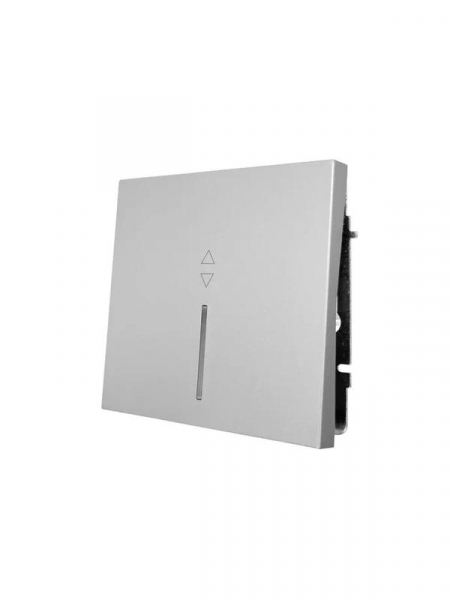 Выключатель проходной 1-кл. с индик. СП ZIMA IP20 10А безвинт. зажим сер. матов. LEZARD 704-7488-114QC ТехноИмпульс