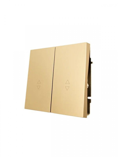 Выключатель проходной 2-кл. СП ZIMA IP20 10А безвинт. зажим зол. LEZARD 704-3688-106QC ТехноИмпульс