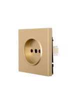 Розетка 1 мест. б/з ПБТ СП ZIMA IP20 16А безвинт. зажим зол. LEZARD 704-3688-121BQC ТехноИмпульс