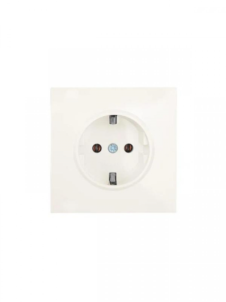 Розетка 1-мест. с/з ПБТ СП ZIMA IP20 16А безвинт. зажим слон. кость LEZARD 704-9088-122BQC ТехноИмпульс