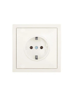 Розетка 1-мест. с/з ПБТ СП ZIMA IP20 16А безвинт. зажим слон. кость LEZARD 704-9088-122BQC ТехноИмпульс