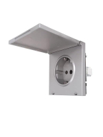 Розетка 1-мест. с/з с крышкой ПБТ СП ZIMA IP20 16А безвинт. зажим сер. матов. LEZARD 704-7488-123BQC ТехноИмпульс