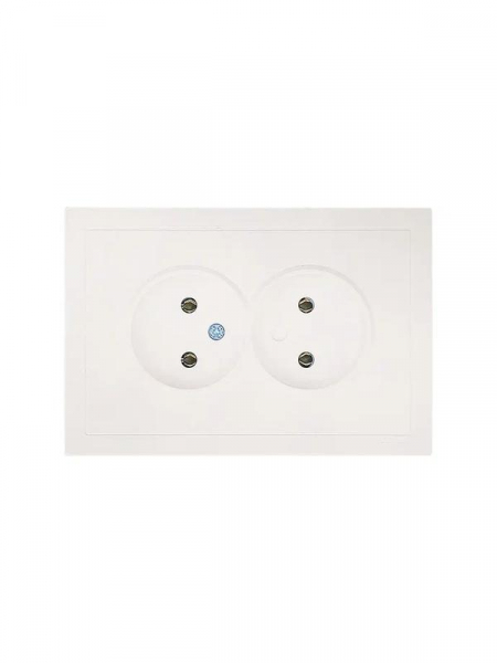 Розетка 2-мест. б/з СП ZIMA IP20 16А ПБТ безвинт. зажим слон. кость LEZARD 704-9000-128BQC ТехноИмпульс