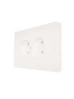 Розетка 2-мест. б/з СП ZIMA IP20 16А ПБТ безвинт. зажим слон. кость LEZARD 704-9000-128BQC ТехноИмпульс