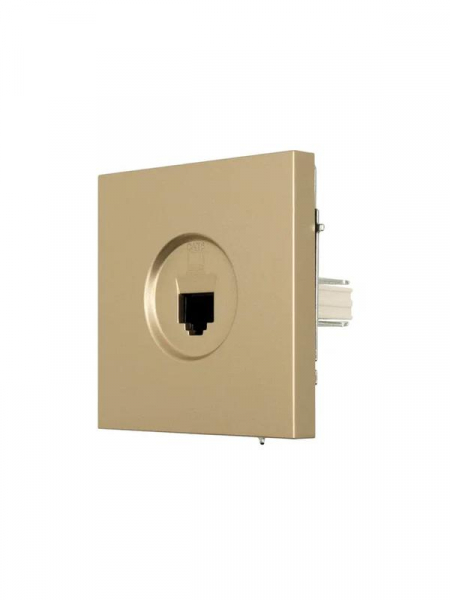 Розетка компьютерная 1-мест. СП ZIMA IP20 зол. LEZARD 704-3688-140 ТехноИмпульс