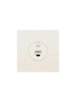 Розетка компьютерная 1-мест. СП ZIMA IP20 слон. кость LEZARD 704-9088-139 ТехноИмпульс