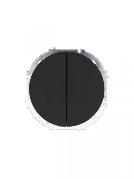 Выключатель проходной 2-кл. СП OSEN 10А IP20 механизм черн. бархат LEZARD 743-4288-106 ТехноИмпульс