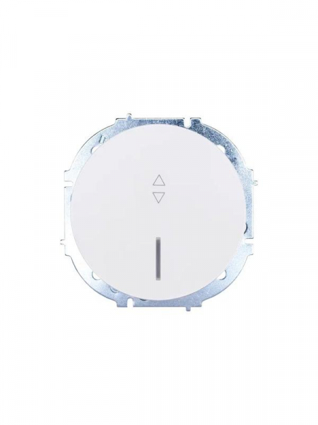 Выключатель проходной 1-кл. СП OSEN 10А IP20 с подсветкой механизм бел. LEZARD 743-0288-114 ТехноИмпульс