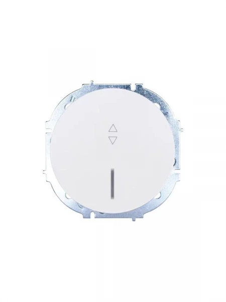 Выключатель проходной 1-кл. СП OSEN 10А IP20 с подсветкой механизм бел. LEZARD 743-0288-114 ТехноИмпульс