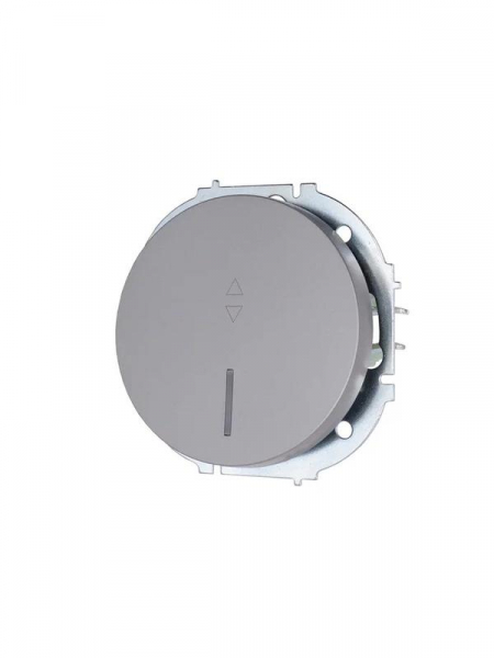 Выключатель проходной 1-кл. СП OSEN 10А IP20 с подсветкой механизм сер. матов. LEZARD 743-7488-114 ТехноИмпульс