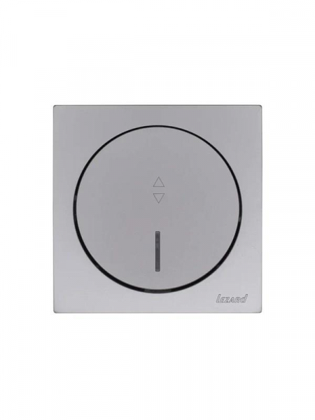 Выключатель проходной 1-кл. СП OSEN 10А IP20 с подсветкой механизм сер. матов. LEZARD 743-7488-114 ТехноИмпульс