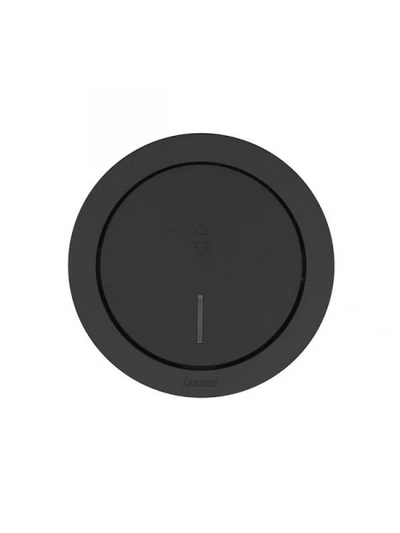 Выключатель проходной 1-кл. СП OSEN 10А IP20 с подсветкой механизм черн. бархат LEZARD 743-4288-114 ТехноИмпульс