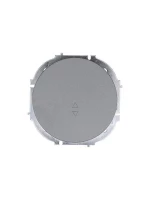 Выключатель проходной 1-кл. СП OSEN 10А IP20 механизм сер. матов. LEZARD 743-7488-105 ТехноИмпульс