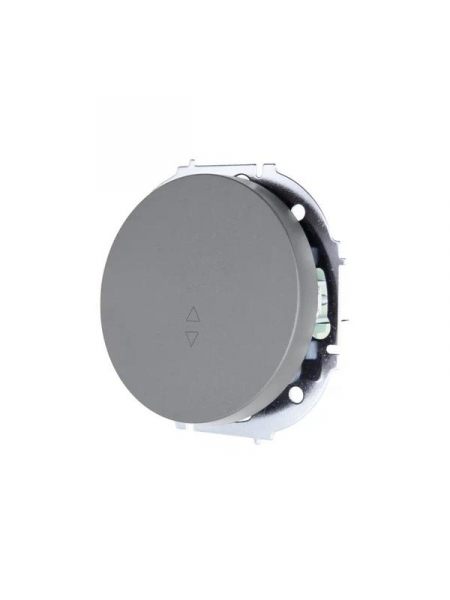 Выключатель проходной 1-кл. СП OSEN 10А IP20 механизм сер. матов. LEZARD 743-7488-105 ТехноИмпульс