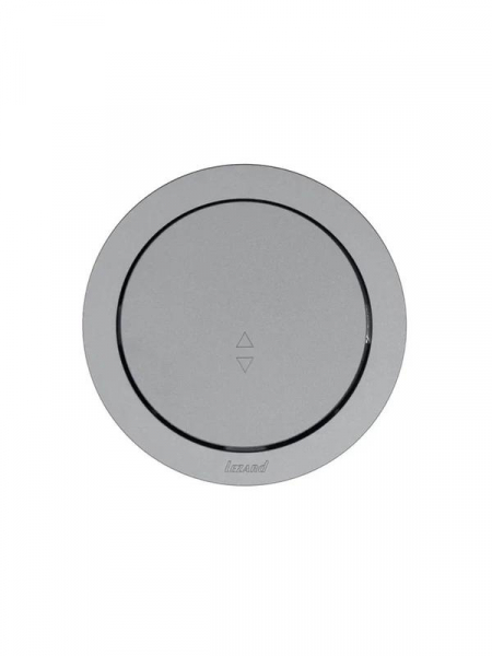 Выключатель проходной 1-кл. СП OSEN 10А IP20 механизм сер. матов. LEZARD 743-7488-105 ТехноИмпульс