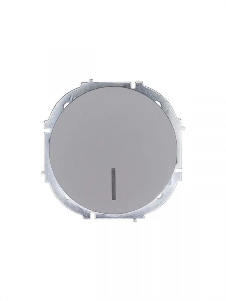 Выключатель 1-кл. СП OSEN 10А IP20 с подсветкой механизм сер. матов. LEZARD 743-7488-111 ТехноИмпульс