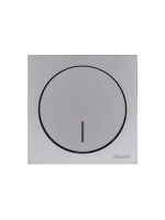 Выключатель 1-кл. СП OSEN 10А IP20 с подсветкой механизм сер. матов. LEZARD 743-7488-111 ТехноИмпульс