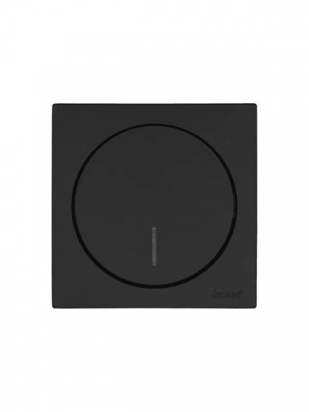 Выключатель 1-кл. СП OSEN 10А IP20 с подсветкой механизм черн. бархат LEZARD 743-4288-111 ТехноИмпульс