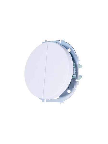 Выключатель 2-кл. СП OSEN 10А IP20 механизм бел. LEZARD 743-0288-101 ТехноИмпульс