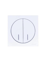 Выключатель 2-кл. СП OSEN 10А IP20 с подсветкой механизм бел. LEZARD 743-0288-112 ТехноИмпульс