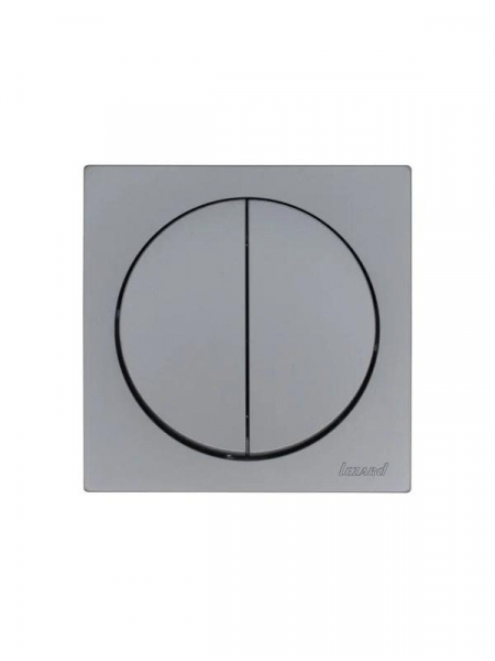 Выключатель 2-кл. СП OSEN 10А IP20 механизм сер. матов. LEZARD 743-7488-101 ТехноИмпульс