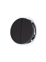 Выключатель 2-кл. СП OSEN 10А IP20 механизм черн. бархат LEZARD 743-4288-101 ТехноИмпульс