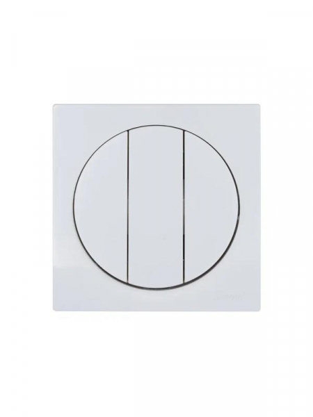 Выключатель 3-кл. СП OSEN механизм бел. LEZARD 743-0288-109 ТехноИмпульс