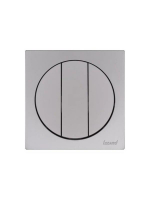 Выключатель 3-кл. СП OSEN механизм сер. матов. LEZARD 743-7488-109 ТехноИмпульс