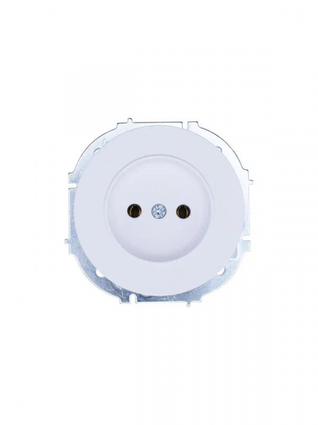 Розетка 1-м СП OSEN без заземл. ПБТ бел. LEZARD 743-0288-121B ТехноИмпульс