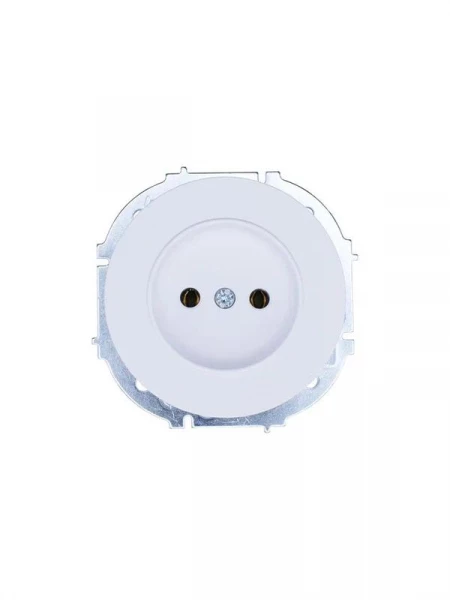 Розетка 1-м СП OSEN без заземл. ПБТ бел. LEZARD 743-0288-121B ТехноИмпульс