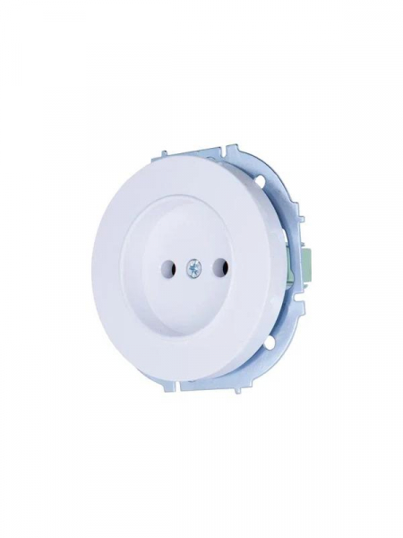 Розетка 1-м СП OSEN без заземл. ПБТ бел. LEZARD 743-0288-121B ТехноИмпульс