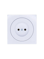 Розетка 1-м СП OSEN без заземл. ПБТ бел. LEZARD 743-0288-121B ТехноИмпульс