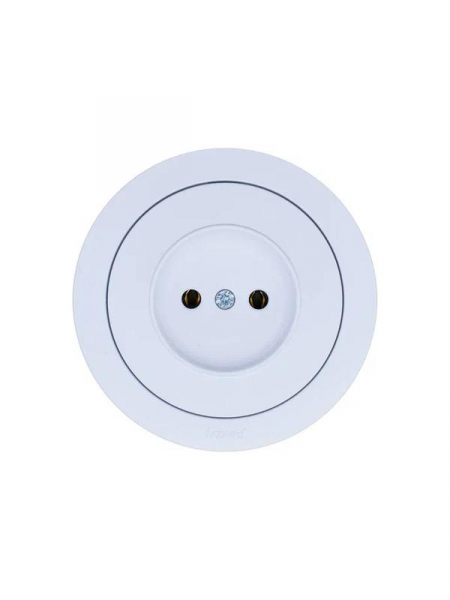 Розетка 1-м СП OSEN без заземл. ПБТ бел. LEZARD 743-0288-121B ТехноИмпульс