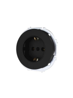 Розетка 1-м OSEN IP20 16А с заземл. ПБТ механизм черн. бархат LEZARD 743-4288-122B ТехноИмпульс