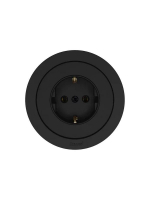 Розетка 1-м OSEN IP20 16А с заземл. ПБТ механизм черн. бархат LEZARD 743-4288-122B ТехноИмпульс