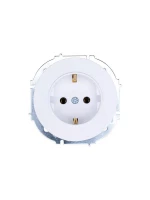 Розетка 1-м OSEN IP20 с заземл. ПБТ бел. LEZARD 743-0288-122B ТехноИмпульс